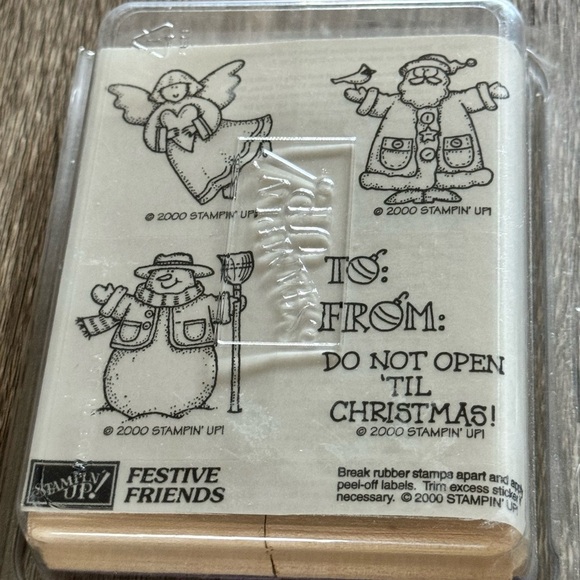 Stampin' Up! Other - Stampin Up! 2000’s Festive Friends set of 4 stamp kit